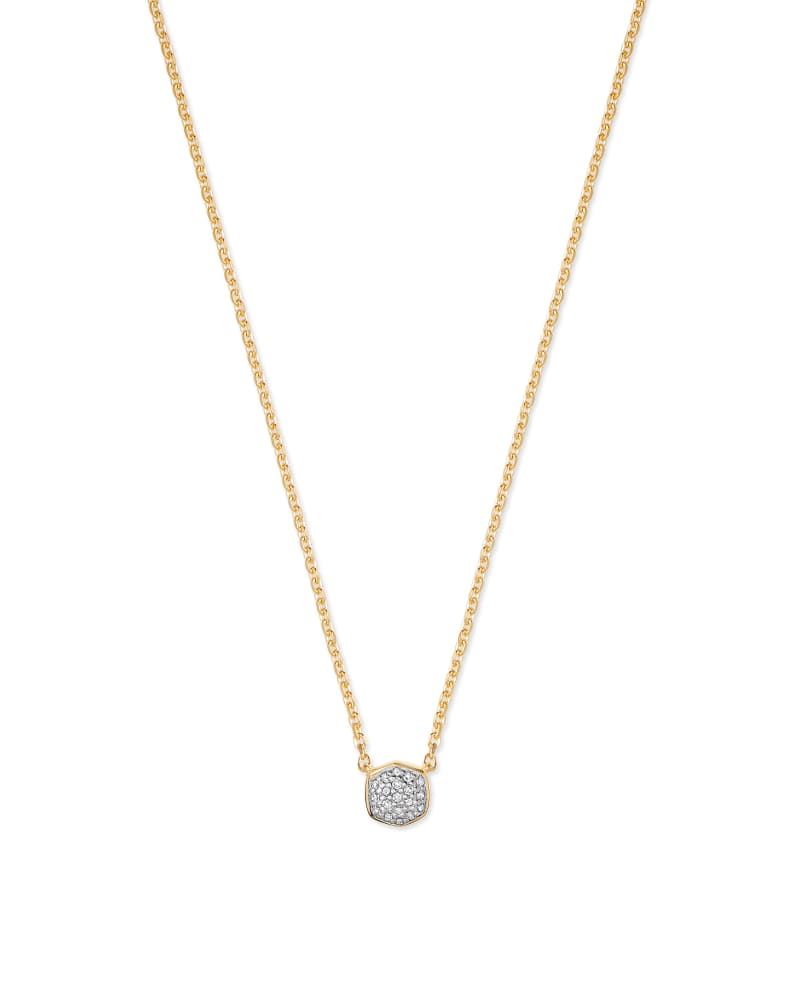 Kendra scott pave best sale diamond necklace